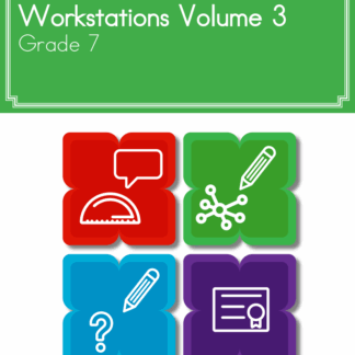 Mathematics STAAR® Workstations Volume 3, Grade 7 English