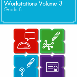 Mathematics STAAR® Workstations Volume 3, Grade 8 English