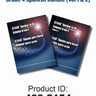 STAAR Review to Go Science Grade 5 Spanish Bundle (Volume 1 and 2)