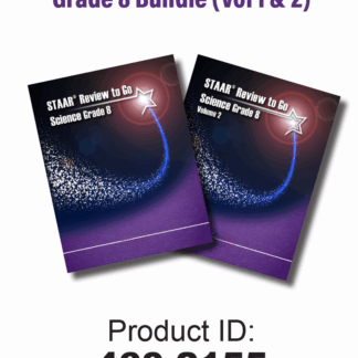 STAAR Review to Go Science Grade 8 Bundle (Volume 1 and 2)