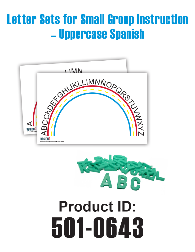 Letter Sets for Small Group Instruction (Uppercase Spanish)