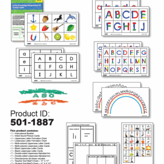 Letter Knowledge Manipulative Kit-Spanish